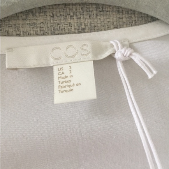 COS White cotton shirt size US 2 NWT. Scarborough. - Picture 4 of 8
